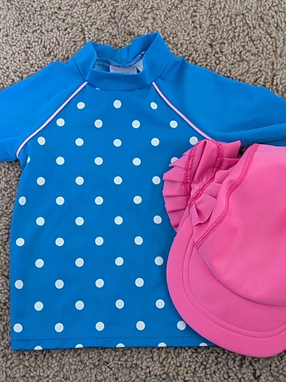 Baby Boden Rash guard & Wonder Nation Sun Hat
